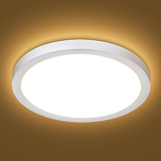 24W LED Ceiling Light. 5000K Daylight. IP44. 2200LM Ø28.5cm Flush Mount