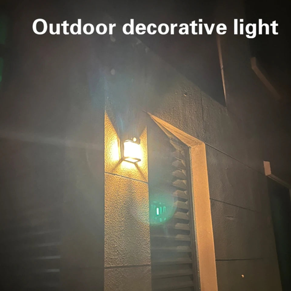 Solar Sensor Wall Light Outdoor. IP65 Waterproof Wall Light