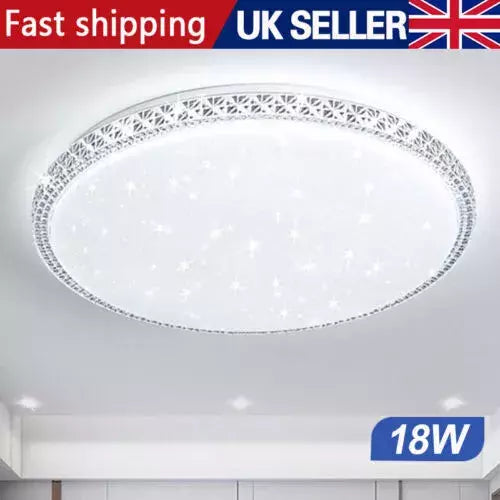 Modern Cool White LED Round Ceiling Light