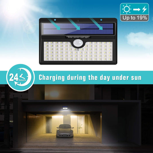 2 Pack Solar Motion Sensor Light