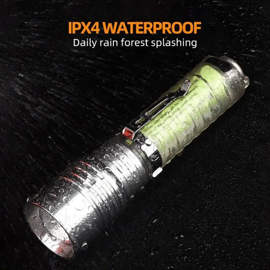 Rechargeable LED Torch Lamp with Magnet Camping COB Light Multifunction Portable