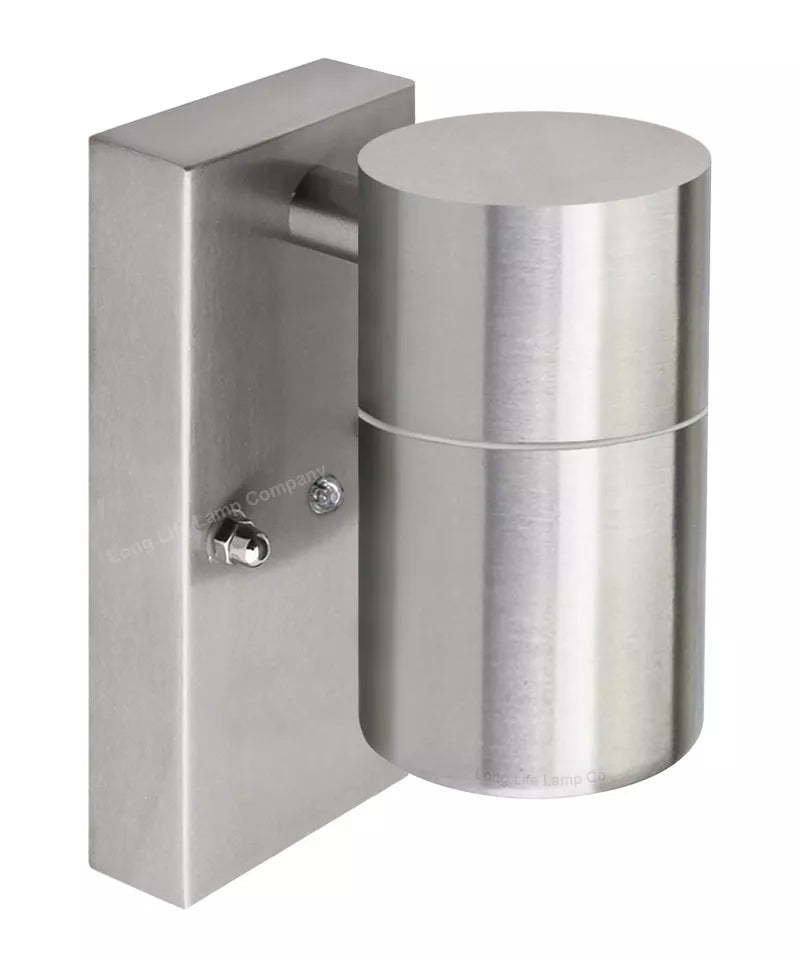 Modern Stainless Steel Outdoor Garden Wall Down Light. GU10 Base