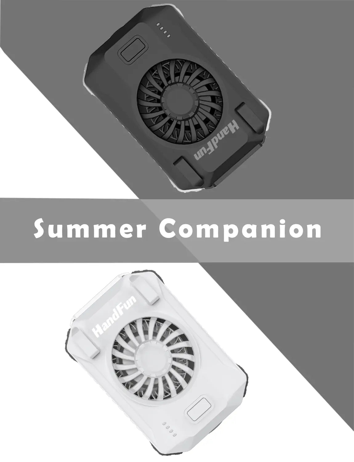 HandFan four-in-one multifunctional handheld USB fan