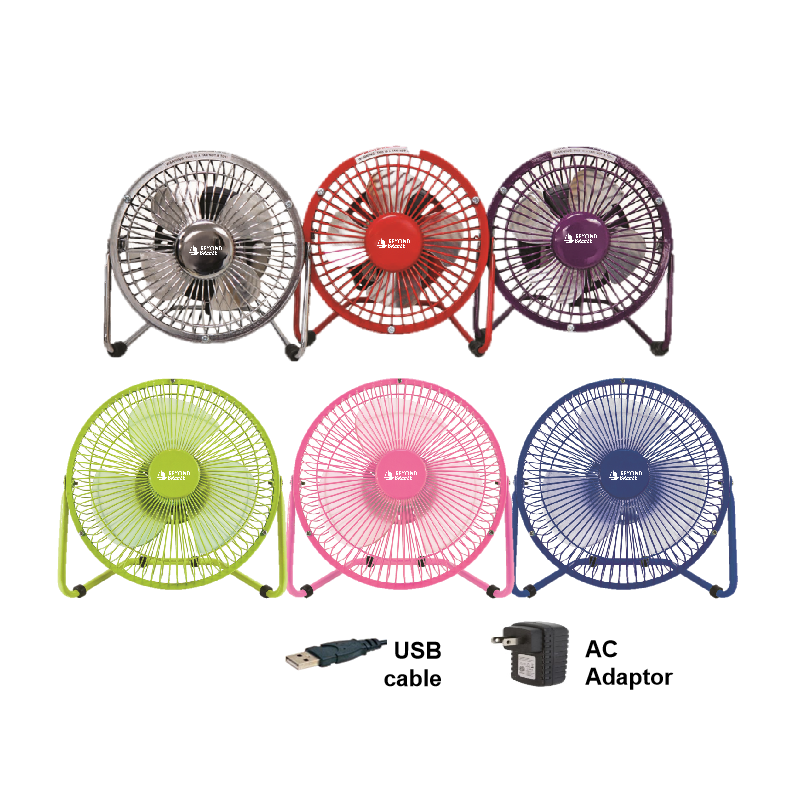 High Velocity Personal Desk Fan with Two Charging Options