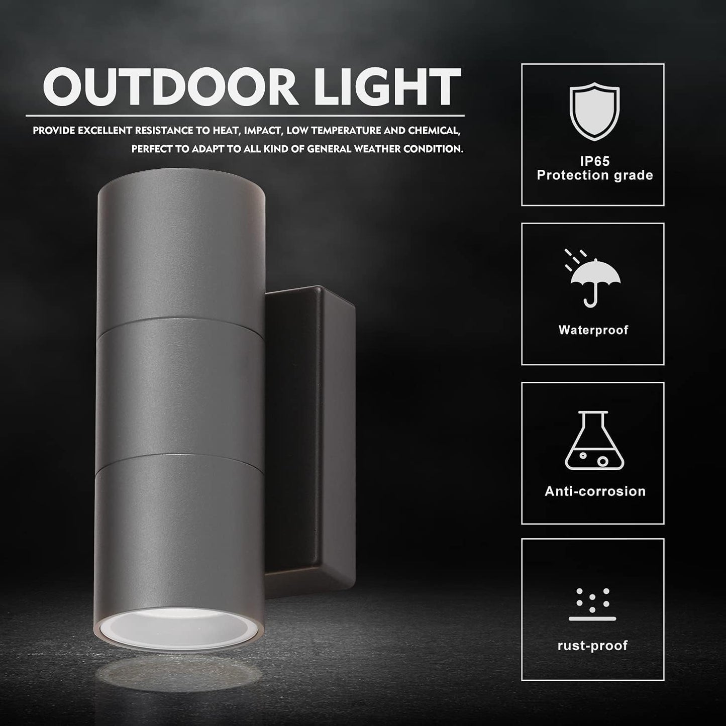 Up Down Exterior LED Porch Light