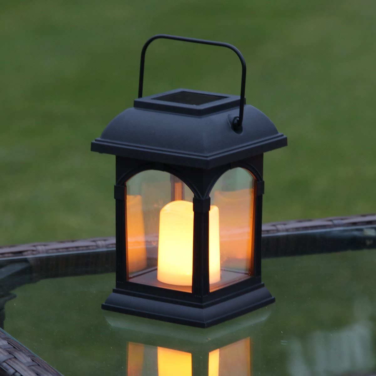 Lanterne Solaire Chandelle d'Halloween