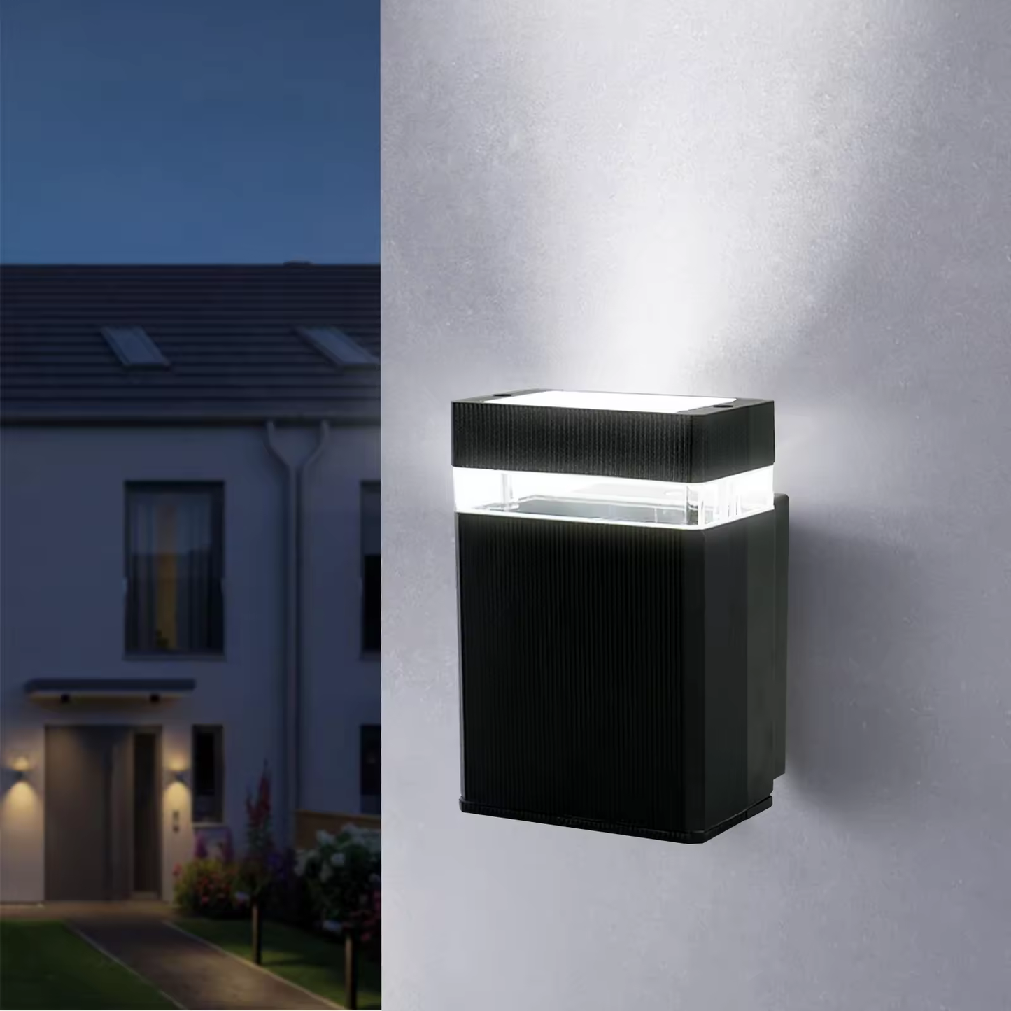 Modern Square LED Up Down Wall Light
