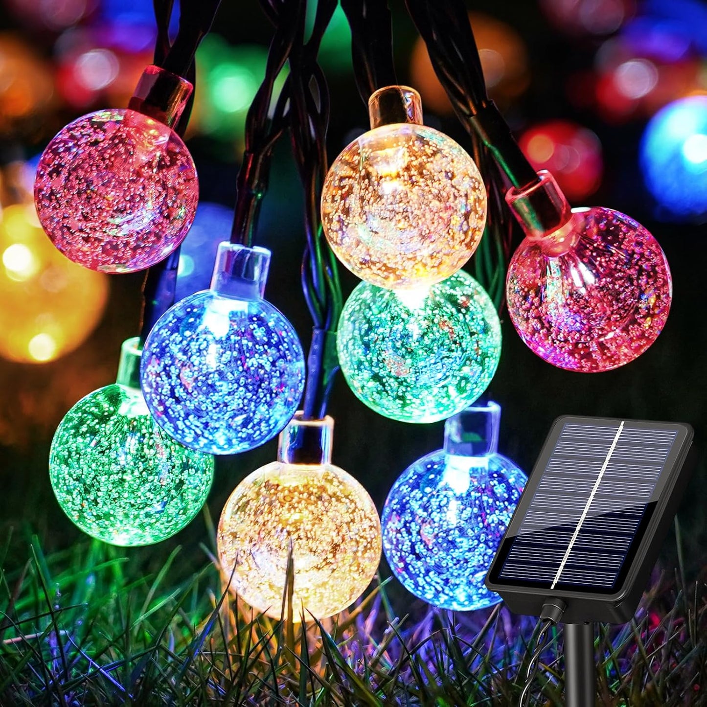 36Ft Solar Garden String Lights