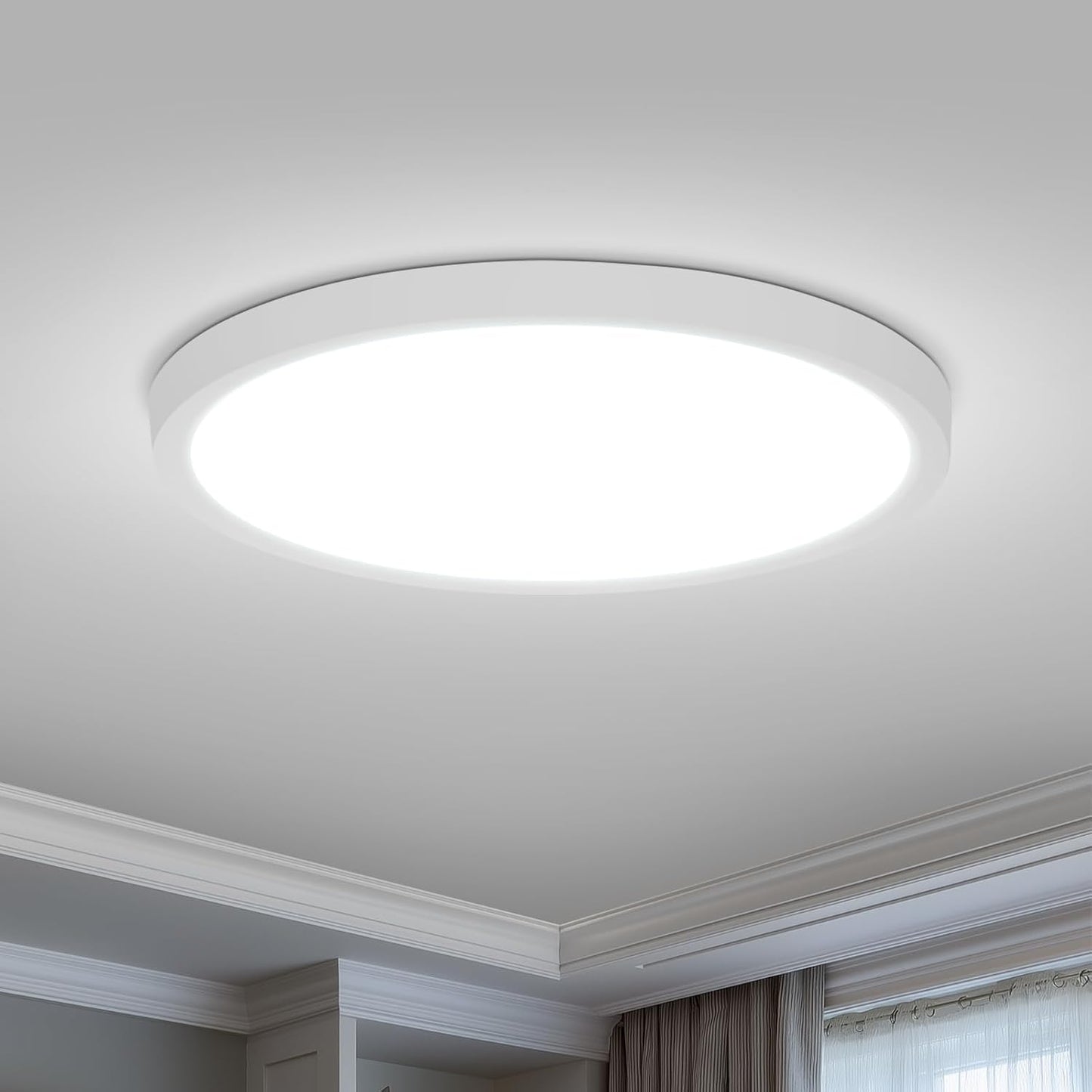48W Ultra Slim LED Ceiling Light – 6500K Daylight. 4320LM. Ø30cm