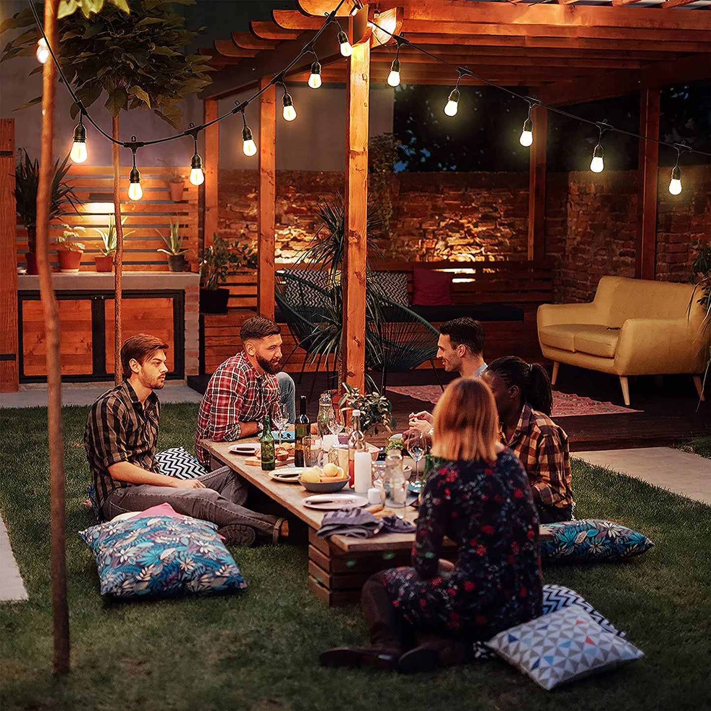 96ft LED Outdoor Festoon Belts