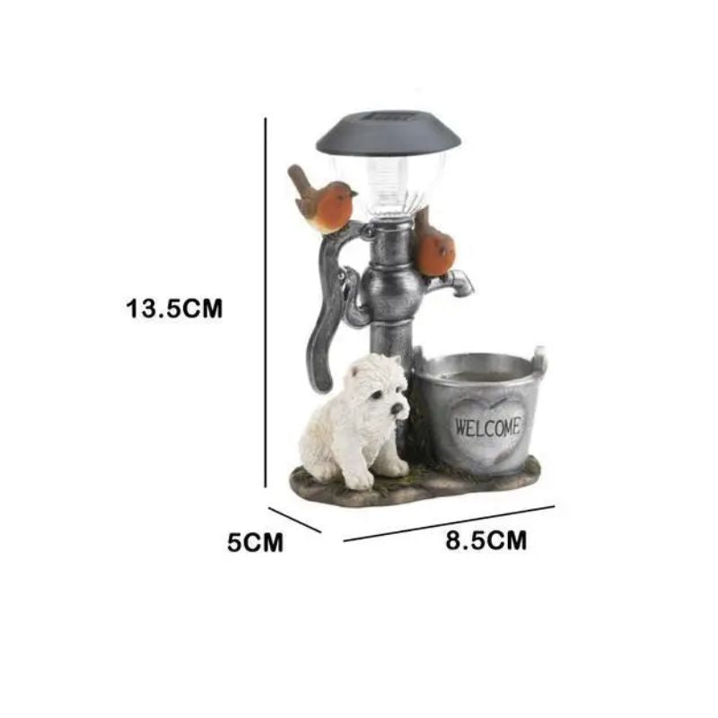 Animaux solaire extérieur Chien