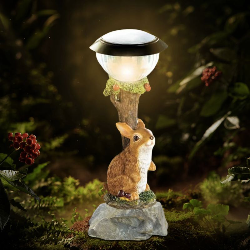 Animaux solaire extérieur Lapin Chat Chien