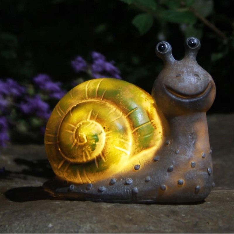 Animaux solaire pour jardin Chien Escargot Lapin Hibou