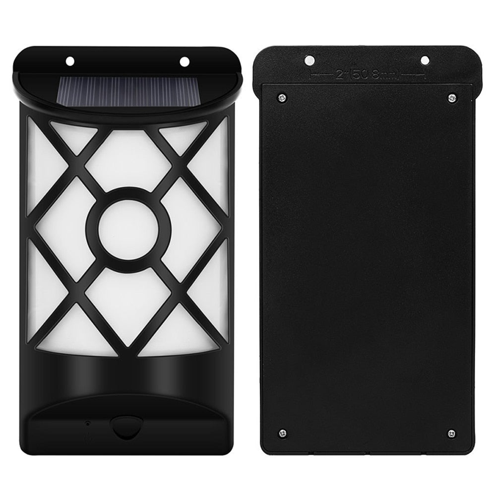 Applique Murale Solaire Double Lampe Enflammé