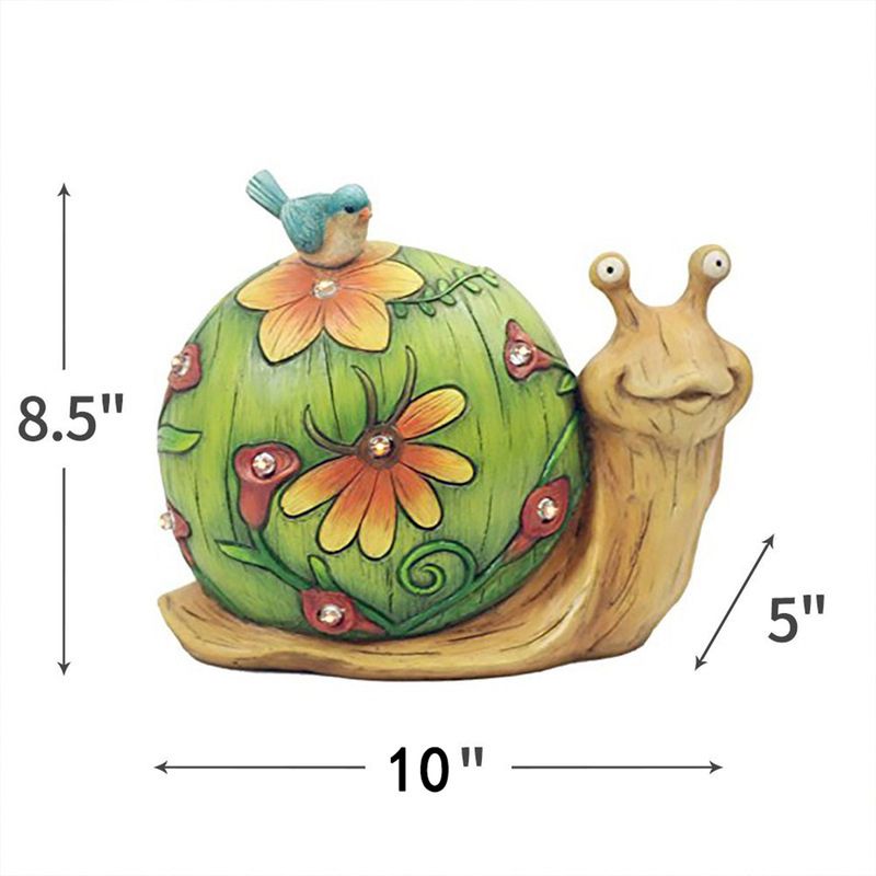 Animaux solaire extérieur Escargot lumineux