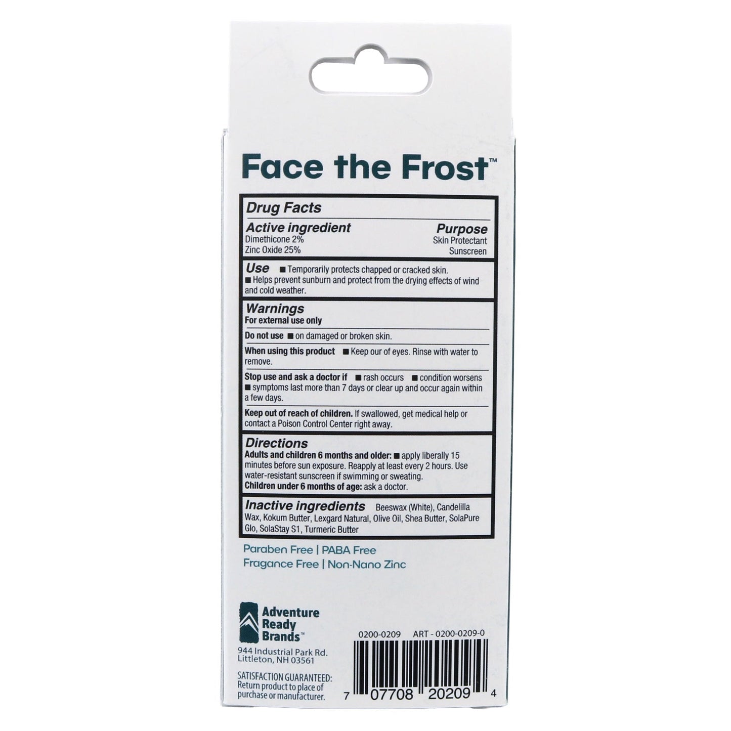 SPF 37 Skin Protection Stick