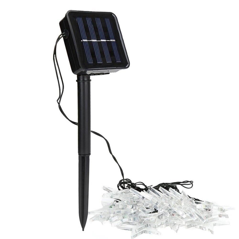 Guirlande Lumineuse Solaire <br> Étoile Multicolore