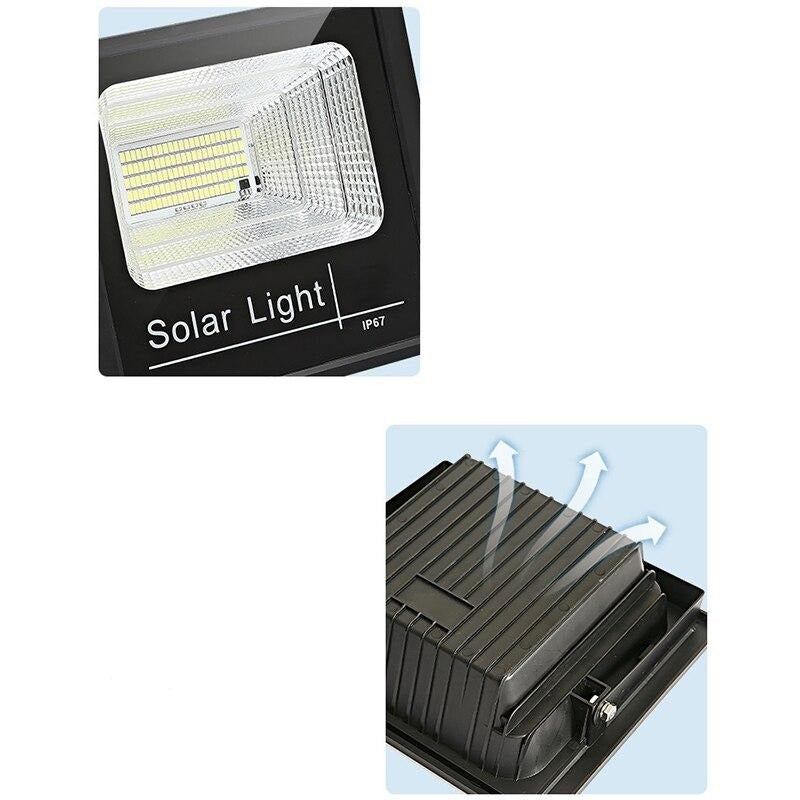 Projecteur solaire Double faisceau large 40 W (Télécommande)