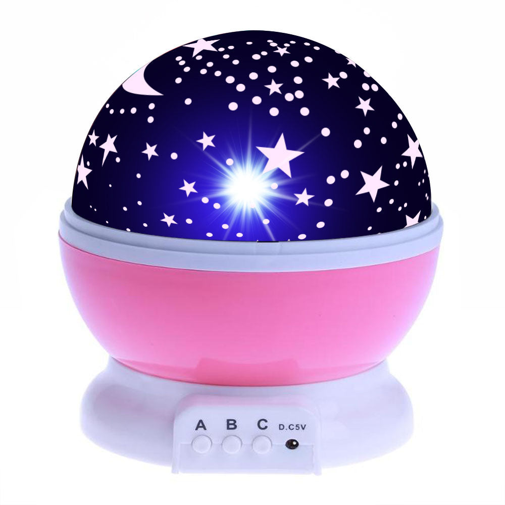 LED Rotating Night Light Projector Starry Sky Star Master Projection lamp Children's Room Decorated Lights Christmas gift