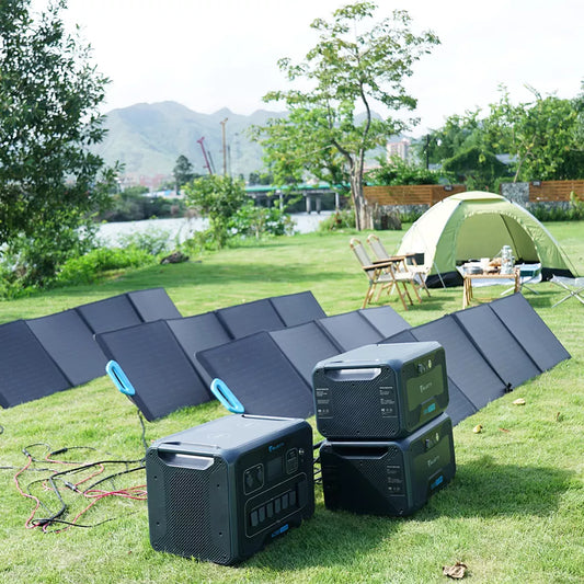 Bluetti AC300 and B300 3000W Solar Power Station - With Expandable LiFePO4 Batteries MPPT Super Power for outdoors/Backup power | Best Solar