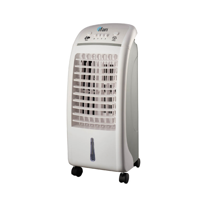 iFan Evaporative Air Cooler – Strong Vortex Airflow. Oscillation. Dust Filter. Efficient. Quiet. 6L Water Tank. 3-Speed. white. IF7310
