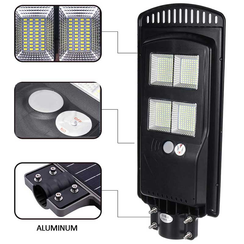 Lampadaire Solaire Six Bloc 180 Watt