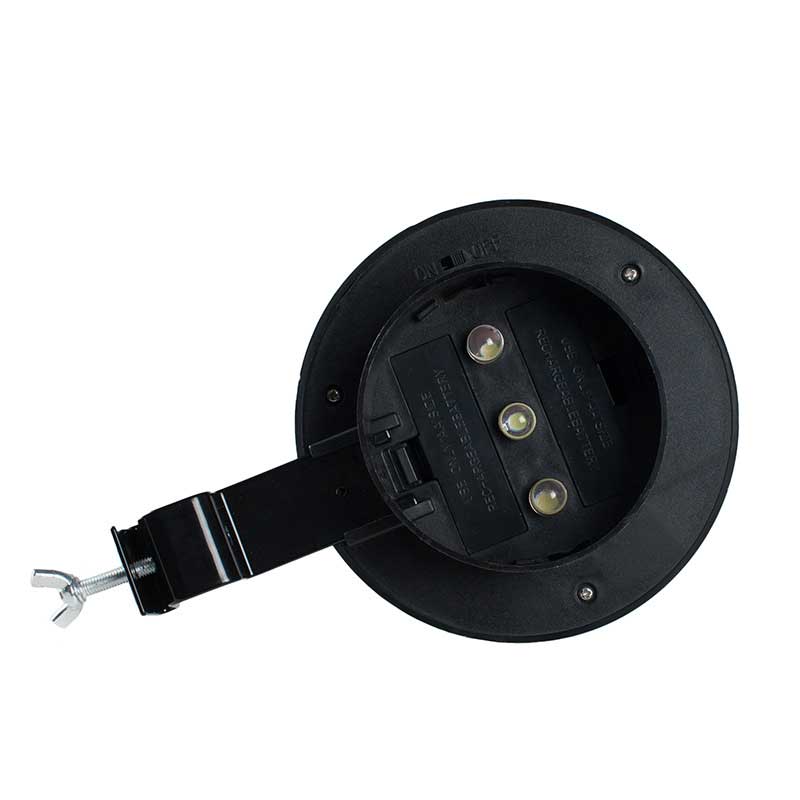 Lampe solaire jardin Ronde Noire (4pcs)