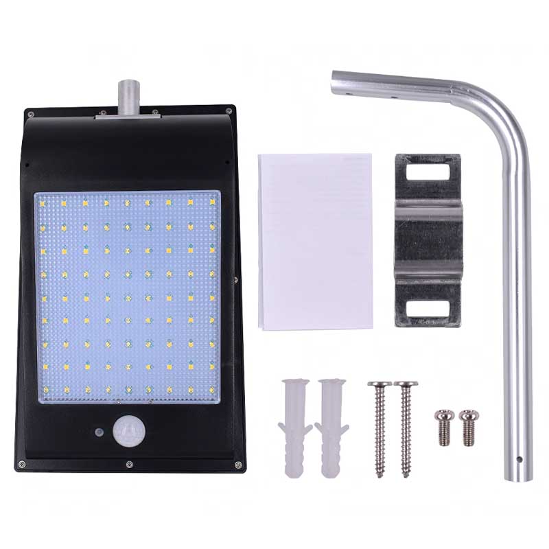 Lampadaire solaire Mini Réverbère 81 LED