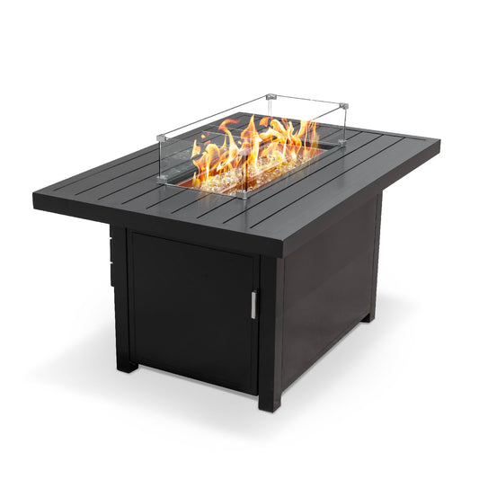 Aluminum Propane 48 Outdoor Fire Pit Table