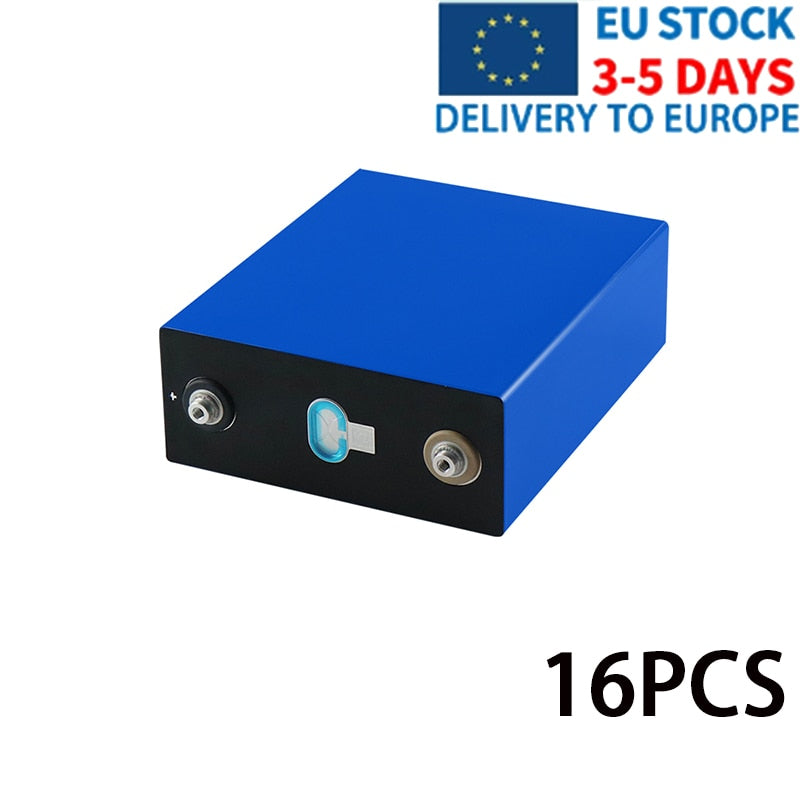 320AH Lifepo4 Battery 3.2V Lithium Iron Phosphate Solar Battery Pack DIY Cells For 12V 24V 48V EV Home Boats Wheelchair Forklif