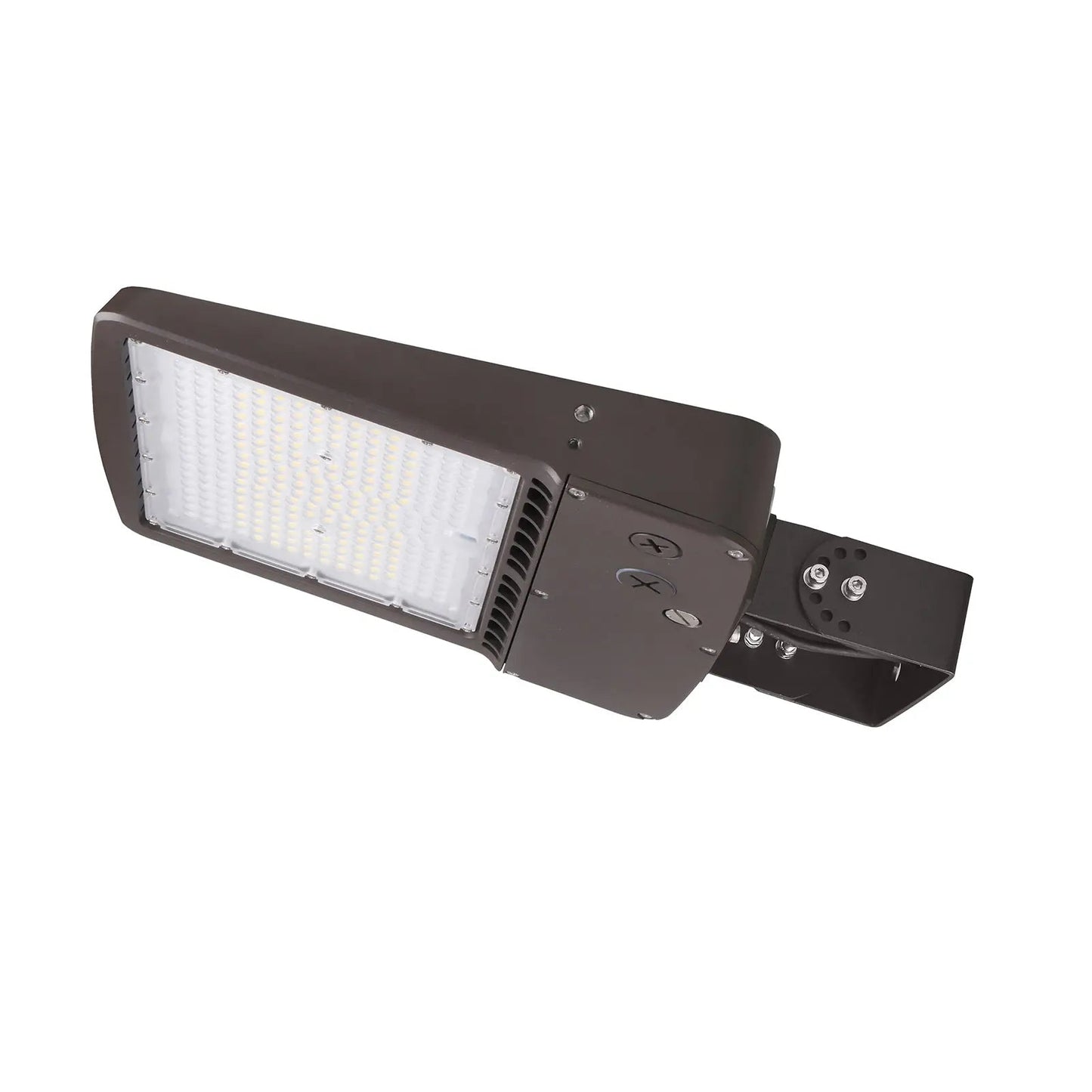 150W LED Parking Lot Shoebox Light-21.000 Lumens-5700K-400W Metal Halide Equivalent-With Bracket Mount