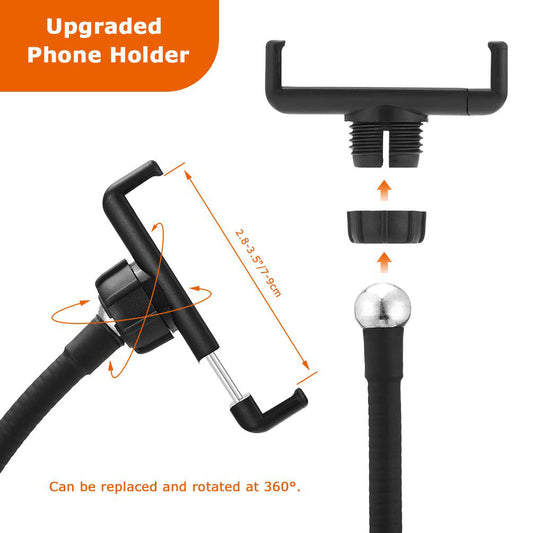 2-in-1 Selfie Ring Light for Makeup. Self-Portrait Shooting. Live Stream