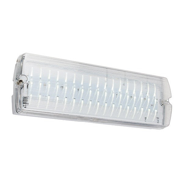 Clipo 3 Watt IP65 Cool White (6000K) LED Maintained Emergency Bulkhead