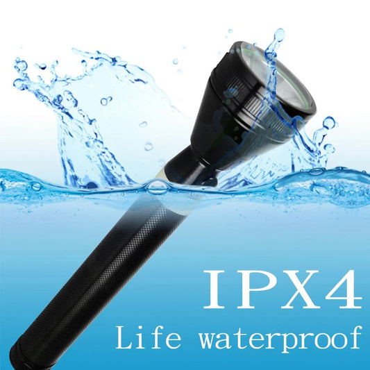 Gepass Rechargeable LED Flash Light | High Power Portable Waterproof LED Flashlight Torch Searching Lamp
