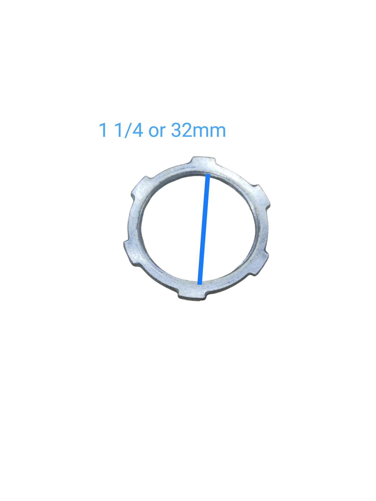 1 1/4 Inches Locknut for IMC Pipes 32mm. Lock nut 32mm