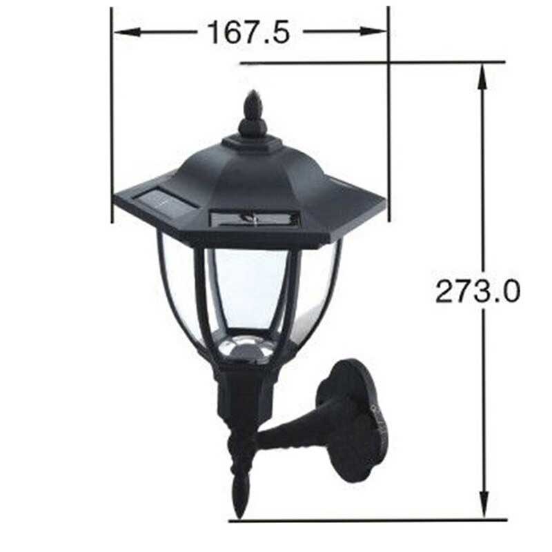 Lampe solaire Jardin Veilleuse pour Abri Noire