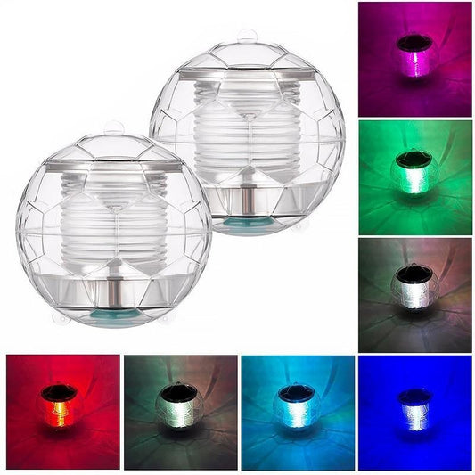 Lampe solaire de piscine Transparente flottante (2/6 Pièces)