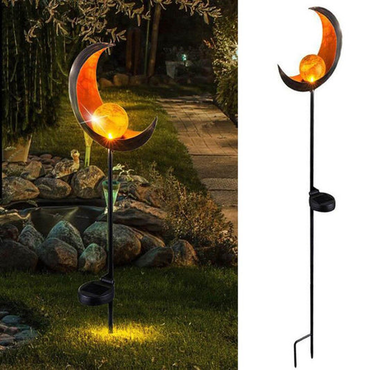 Piquet solaire jardin en Croissant de lune