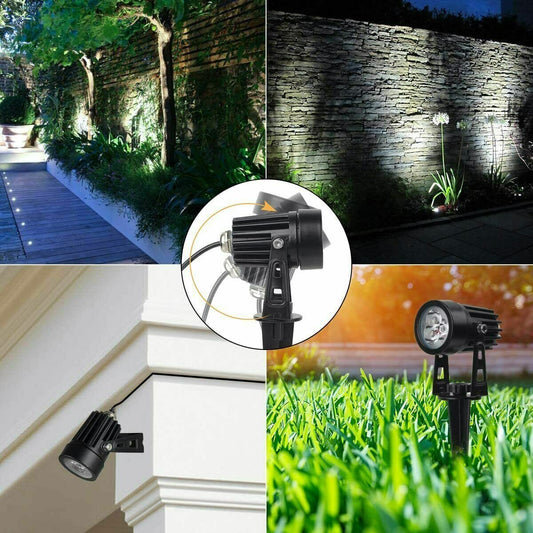 SolaSpotยฎ | Outdoor Dusk to Dawn Solar Spot Lights | Uplight / Downlight | 4-Pack