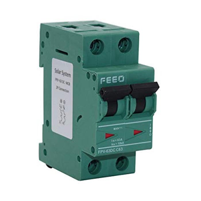 Feeo Make DC MCB 63 Amps. 2 pole