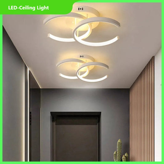 Chic LED Ceiling Lamp Fixture β Modern and Decorative Pendant Chandelier for Living Room. Bedroom. and Elegant Indoor Spaces