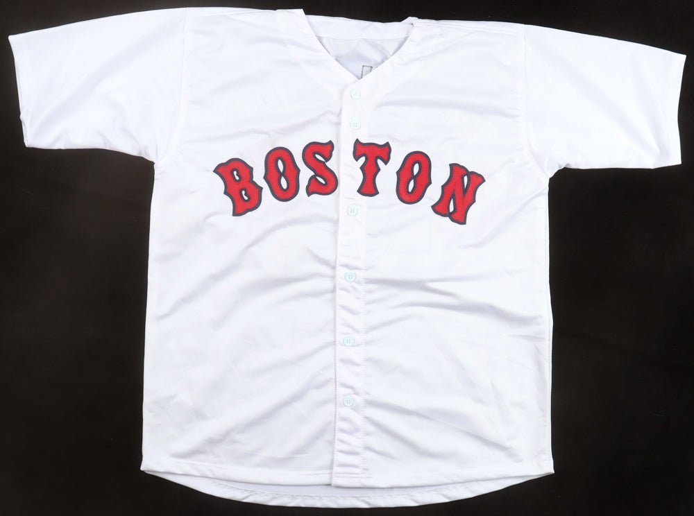2004 World Series Champions Jersey Signed By (10) With Orlando Cabrera. Pokey Reese. Keith Foulke. Terry Francona (Beckett) Boston Red Sox