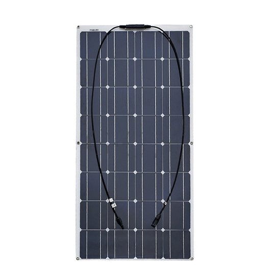 12 Volt 100 Watt monoctrystalline flexible solar panel solar RV 200w 400 watt 600w 1000w kit for 12V 24 Volt batteries Charging