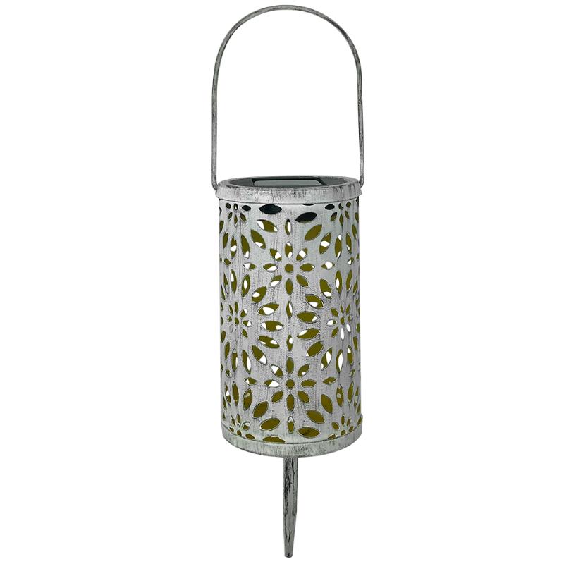 Lanterne Solaire Fleure Antique