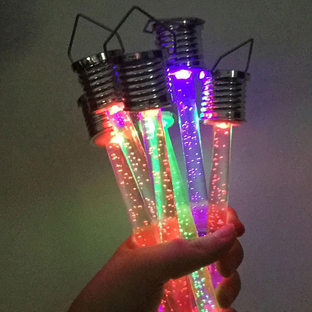 Lampe solaire jardin Tube Lumineux à suspendre (4 PC)