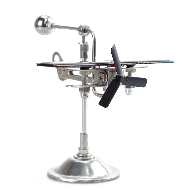 Creative Hi-Tech Solar Powered Toy Science Education Toy Desktop Display Two-Way Gravity Balanced Aircraft Solar Diy Gift