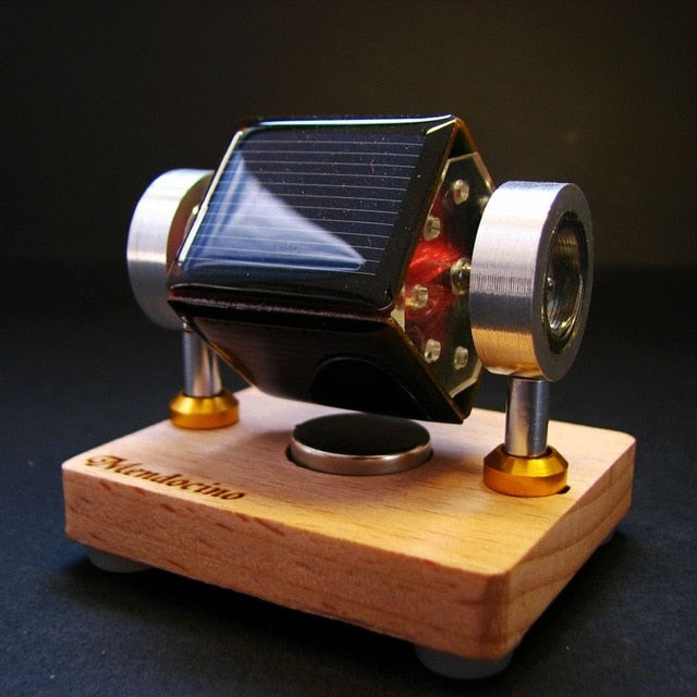 Tiny Mendocino Motor magnetic suspension Solar toy Scientific physics toys Pressure reducing EDC toy