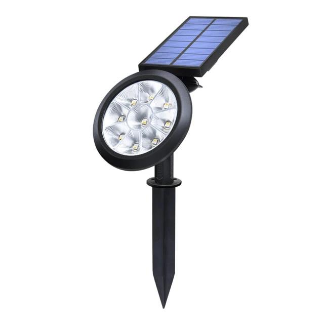 Balise solaire extérieure Spot à Piquet 2en1 (9LED)