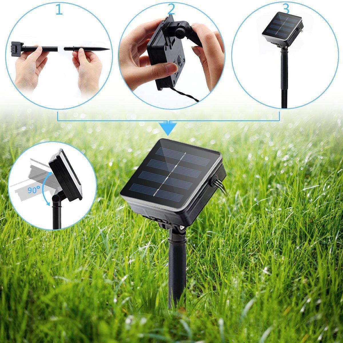 Guirlande Solaire <br> Lumière de Fée Blanche