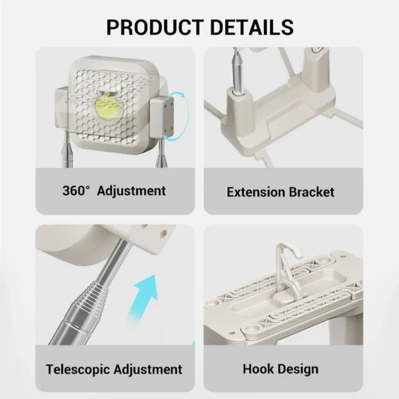 Multifunctional Telescopic Work Light & Power Bank
